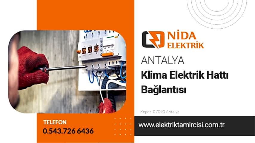 Klima Elektrik Hattı Bağlantısı Antalya